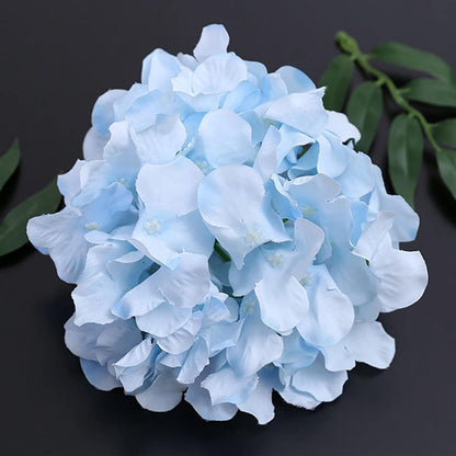 100 Pcs Silk Hydrangea Artificial Flowers | Fake Hydrangea Bouquet with Stems | Wedding DIY Floral Decor Supplies