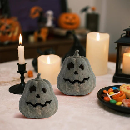 Halloween Pumpkin Lantern | Light-Up Pumpkin Decorations | Halloween Home/Porch Party Props