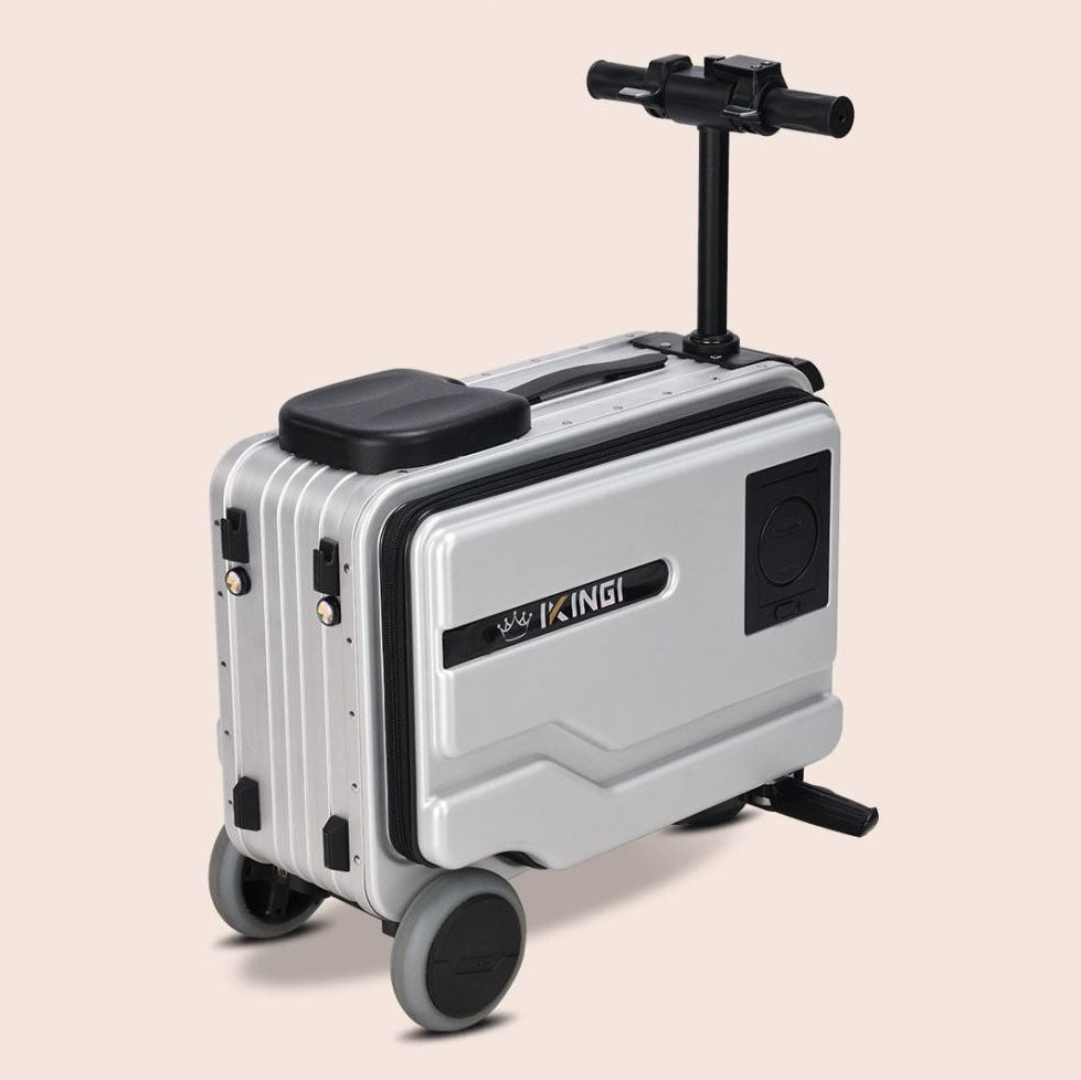 Foreign trade 20 inch smart electric riding box trolley case multifunctional electric luggage pull gift electric boarding bag