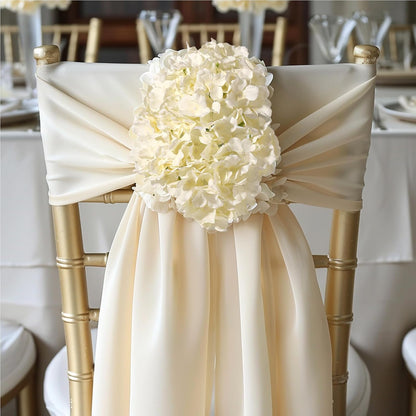 100 Pcs Silk Hydrangea Artificial Flowers | Fake Hydrangea Bouquet with Stems | Wedding DIY Floral Decor Supplies