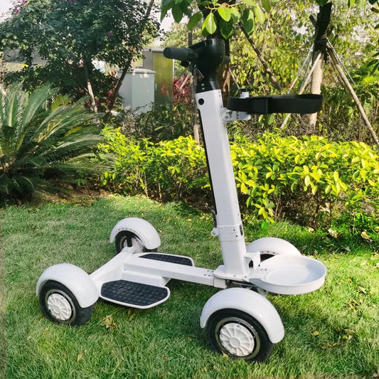 2025 New High Quality Lightweight Electric Club Car Golf Cart, Two Wheel Electric Mini Single Seat Electric Four Wheel Golf Cart