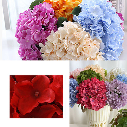 58cm Hydrangea Silk Artificial Flower Bouquet | Party Wedding Home Decor | Living Room Decoration Accessories