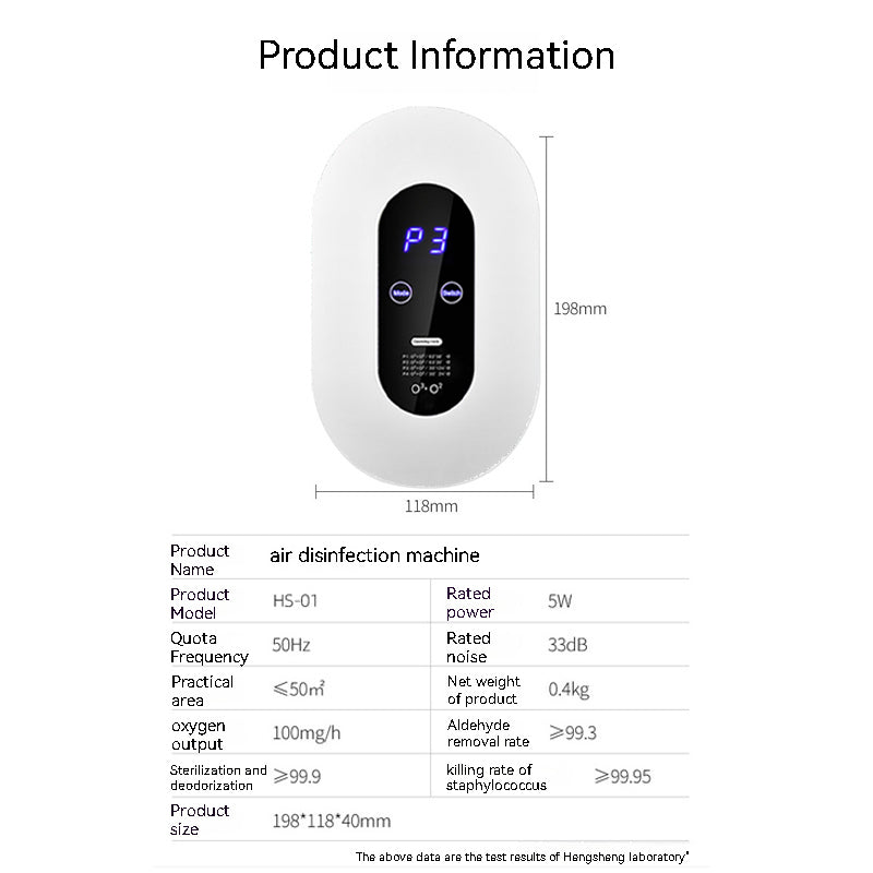 Electronic Air Freshener | Ozone Sterilizer | Household Deodorizer Sterilization