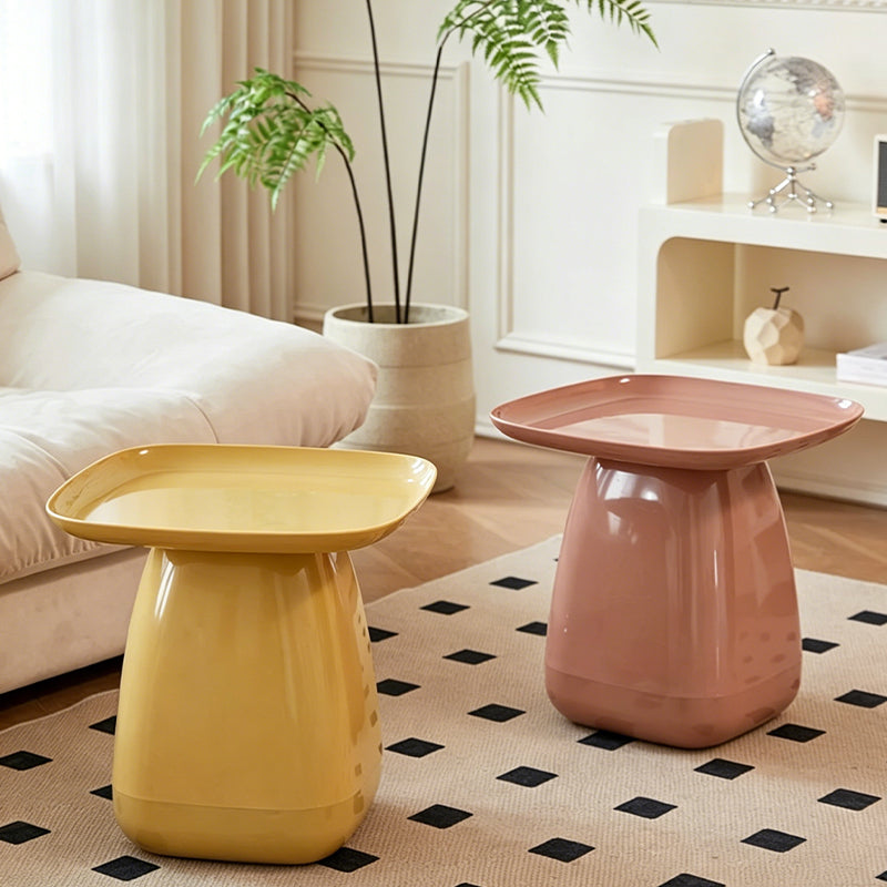 Nordic Plastic Coffee Tables Furniture,Modern Living Room TV Cabinet,Sofa Side Small Round Table,Home Creative Bedside Table