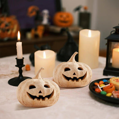 Halloween Pumpkin Lantern | Light-Up Pumpkin Decorations | Halloween Home/Porch Party Props