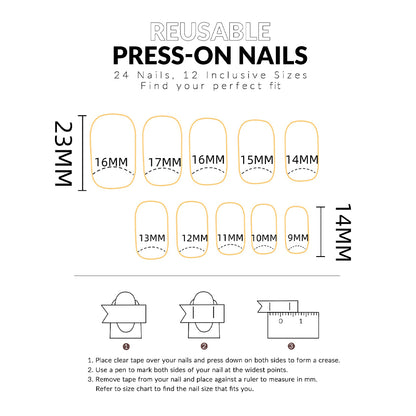24-Piece Almond Black Butterfly Pearl Gradient Press-On Nails | Edgy Elegant Wearable Nail Art