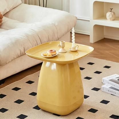 Nordic Plastic Coffee Tables Furniture,Modern Living Room TV Cabinet,Sofa Side Small Round Table,Home Creative Bedside Table