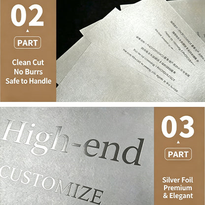 Custom Personalized Premium Pattern Certificate & High-End Card Customization Service