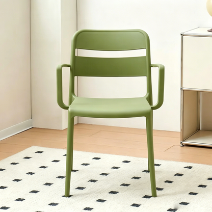 Thickened plastic chair Household backrest stool Stackable dining Outdoor courtyard Garden Cafe Restaurant