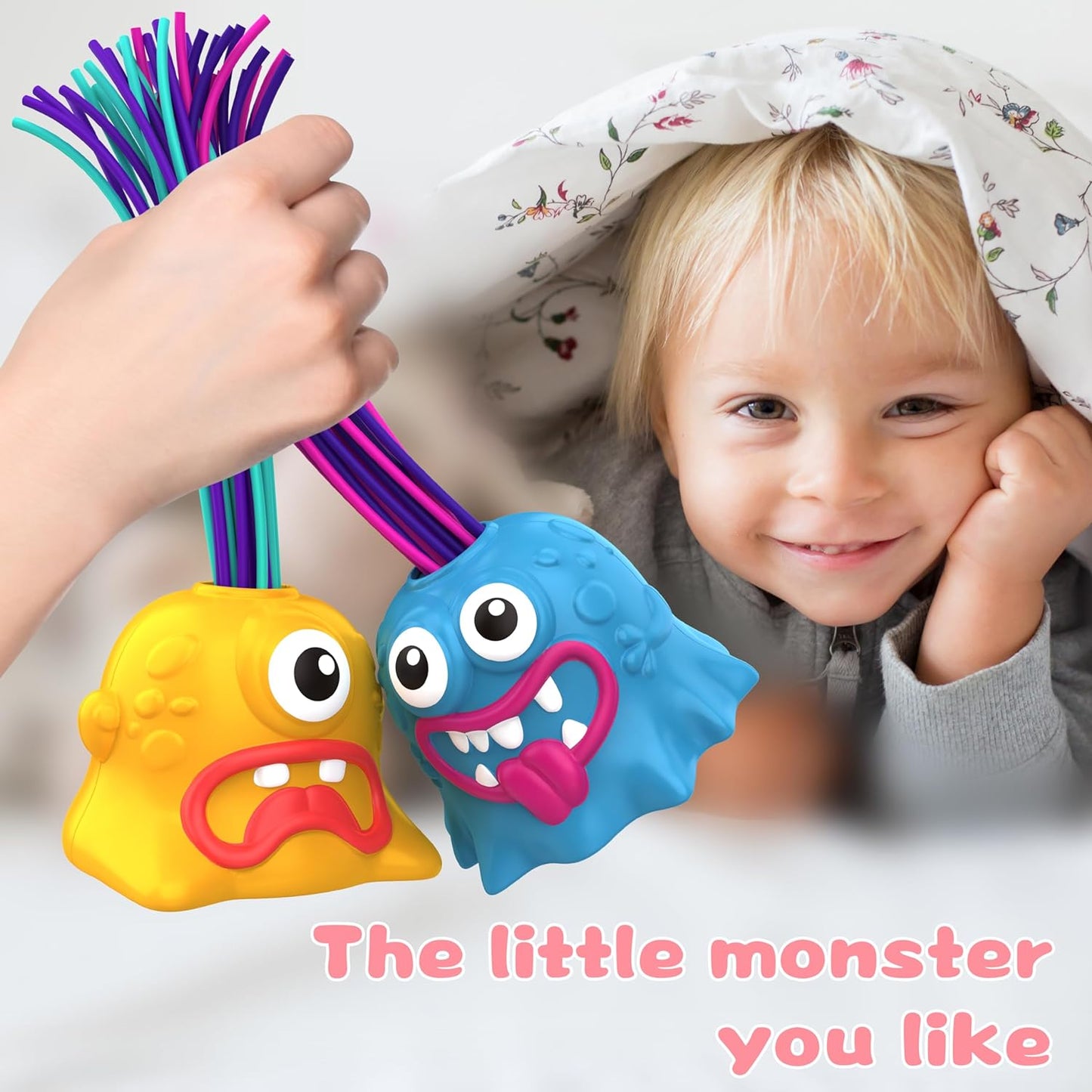 New Novelty Funny Hair Pulling Will Be Screaming Little Monster Kids Decompress Toys Christmas Creative Fun Educational Toys