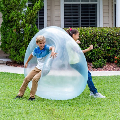 Kids Blow Up Balloon Toy | Children Outdoor Soft Air Water Filled Bubble Ball | Fun Party Game | Summer Gift | Inflatable Elastic Ball