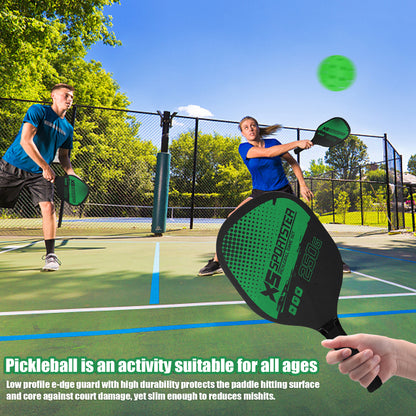 Pickleball Paddle Set of 2 | 4 Pickleballs Included - Sports Accessory Kit