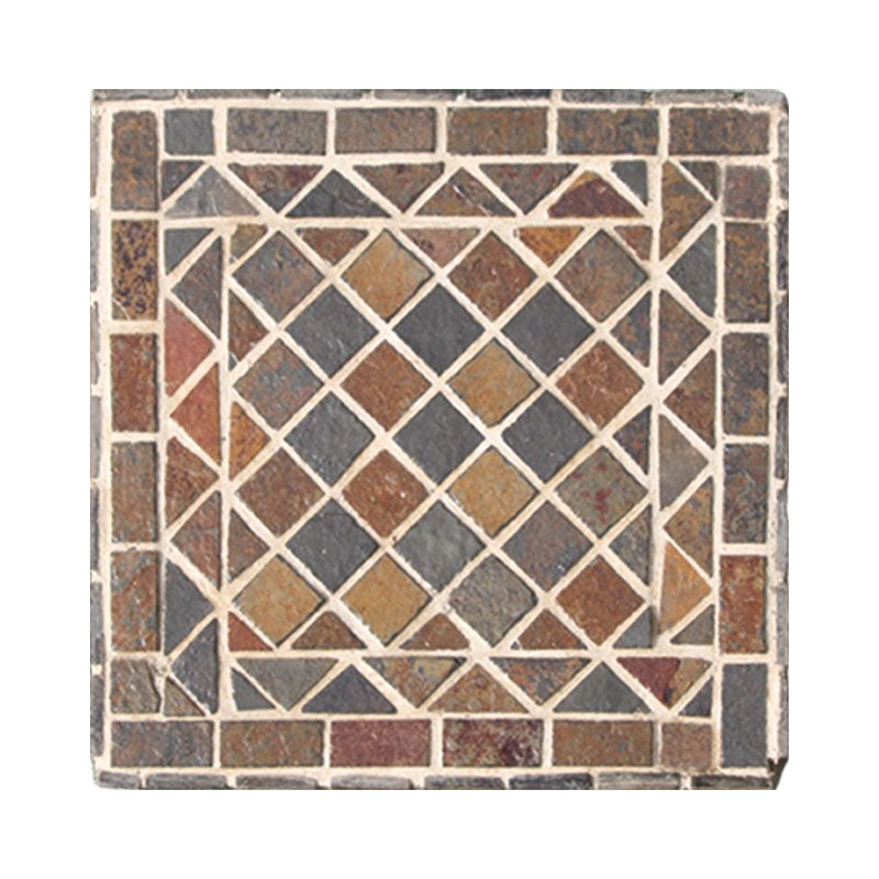 Rustic Natural Stone Stepping Stone for Garden Walkways