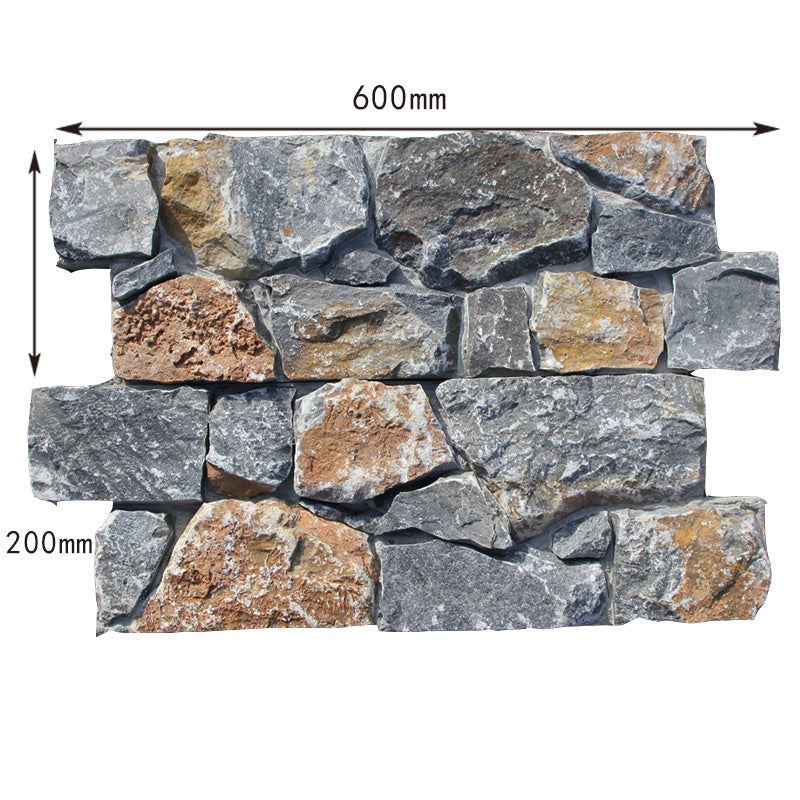 Blue cement cultured stone creative mosaic decorative stone for indoor and outdoor decoration