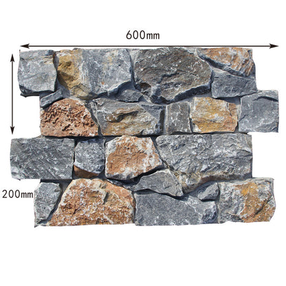Blue cement cultured stone creative mosaic decorative stone for indoor and outdoor decoration