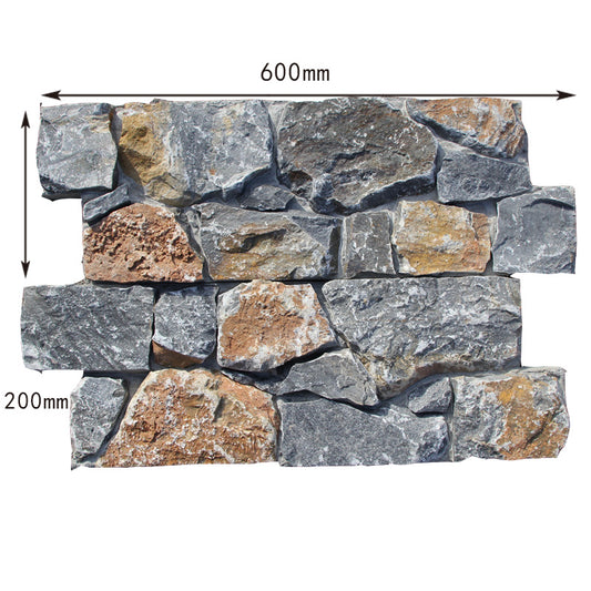 Blue cement cultured stone creative mosaic decorative stone for indoor and outdoor decoration
