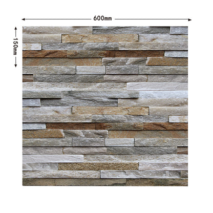 Yellow Wood Grain Natural Cultured Stone | Creative Decorative Stone | Suitable for Indoor and Outdoor Garden Floors and Walls.