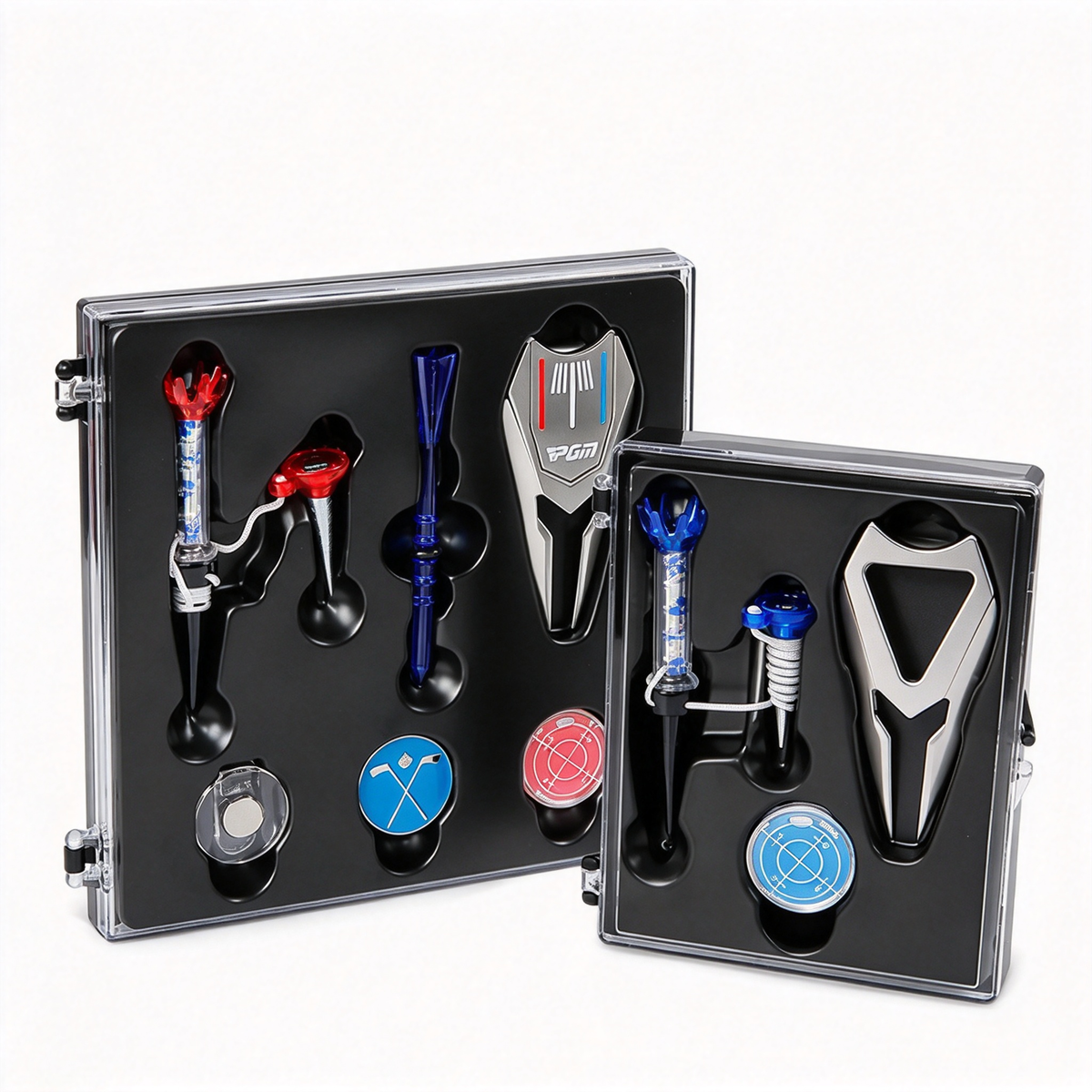 Golf Accessories Set Mark Hat Clip Magnetic Mother Ball Tee Green Fork Gift Box