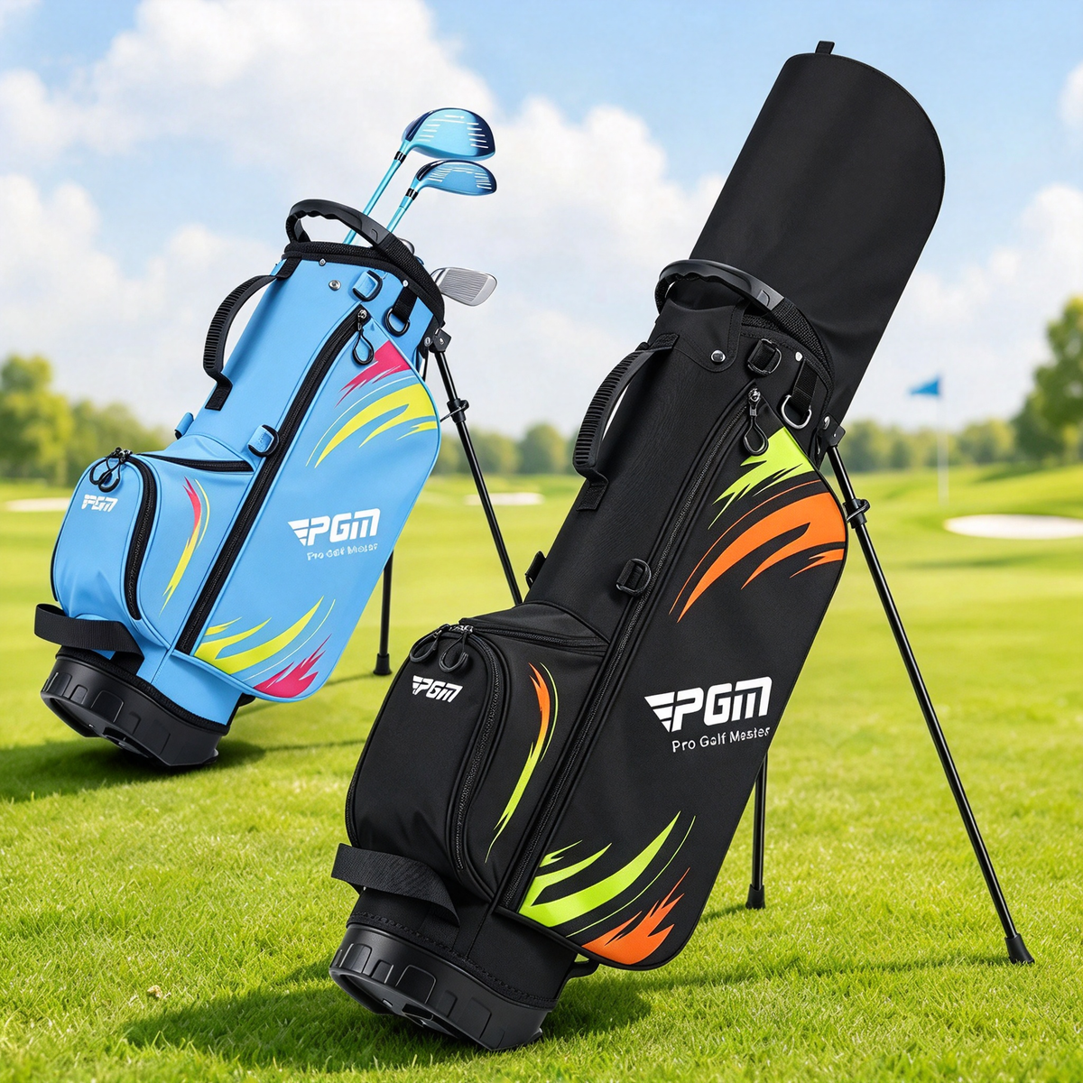 Children's Golf Bag Boys and Girls Backpack Large Capacity Club Holder Bag QB203