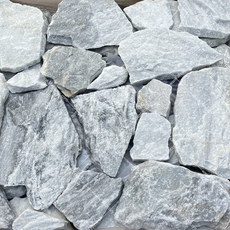 Cloud gray loose stone, creative collage decorative stone for indoor and outdoor garden floors and walls