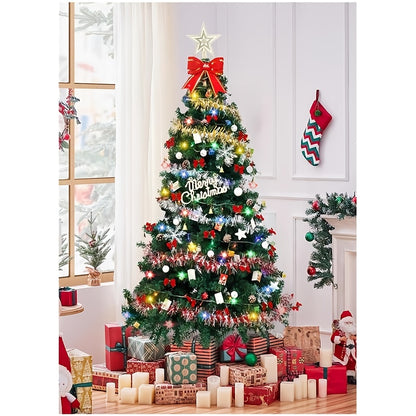 Christmas trees are suitable for indoor decoration. They feature a gorgeous style, are easy to assemble, can create a festive atmosphere, and are durable.