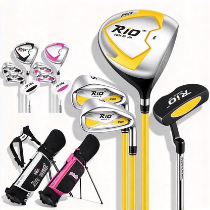 Children's Golf Club Junior Boys Beginner Set Girls' Ball Bag Set Youth Graphite Shaft JRTG017