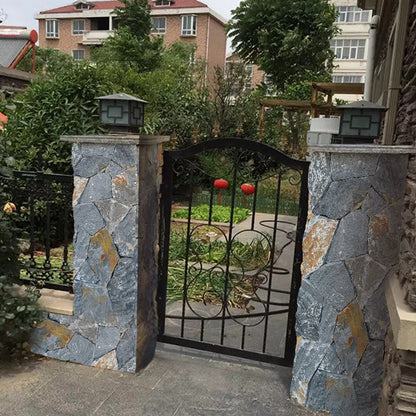 Loose stone cement pillars, gate stone pillars, outer wall stone pillars