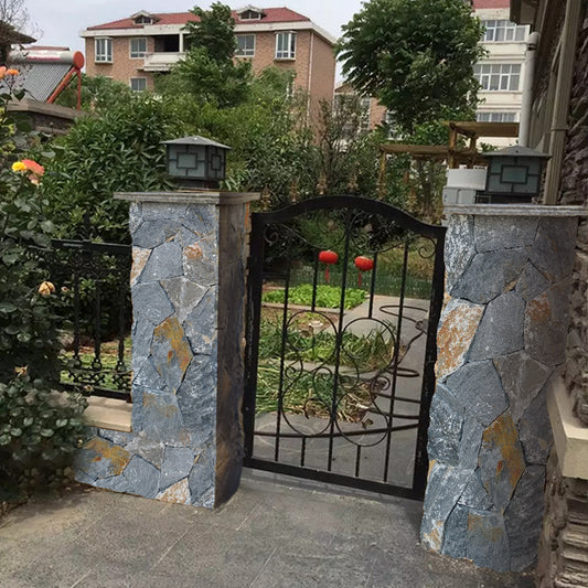 Loose stone cement pillars, gate stone pillars, outer wall stone pillars