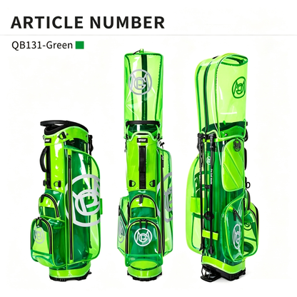 New Lightweight Golf Stand Bag (Unisex) – Korean-Style Transparent Design