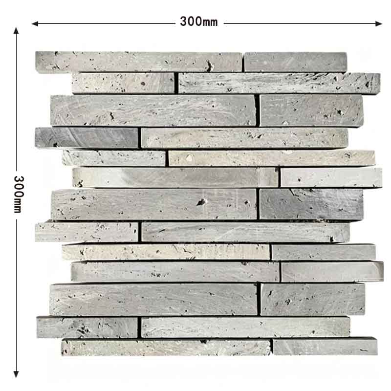 Natural stone mosaic decorative wall cladding