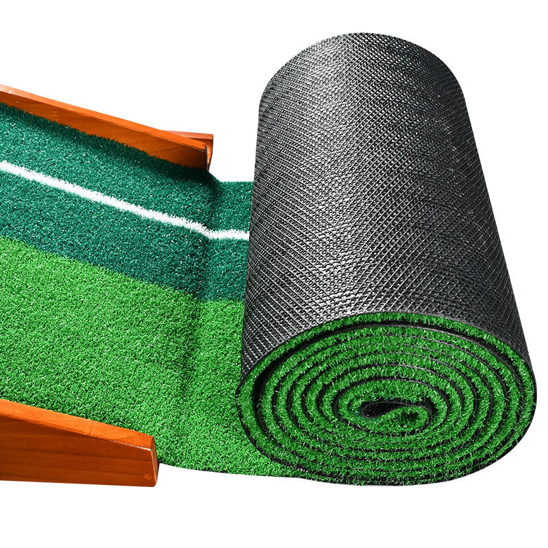 Indoor Golf Putting Green Practice Mat Exerciser W/Auto Ball Return Training Aid