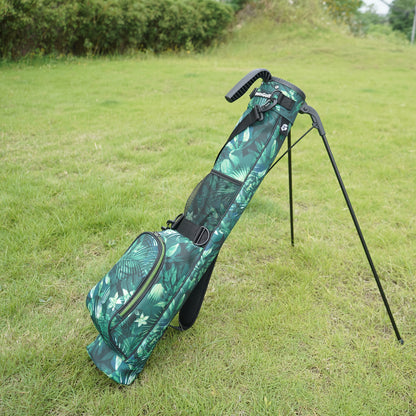 Golf Stand Bag Featuring Double-sided Printed Fabric with a Pattern