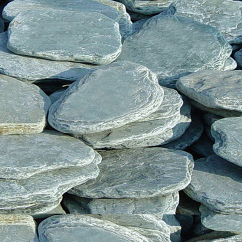 Hand-Cut Natural Stone Mosaic Stepping Stone for Yard & Patio