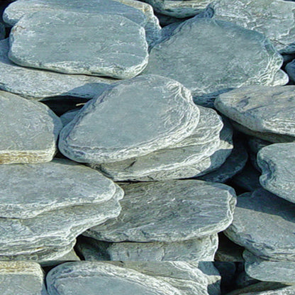 Hand-Cut Natural Stone Mosaic Stepping Stone for Yard & Patio