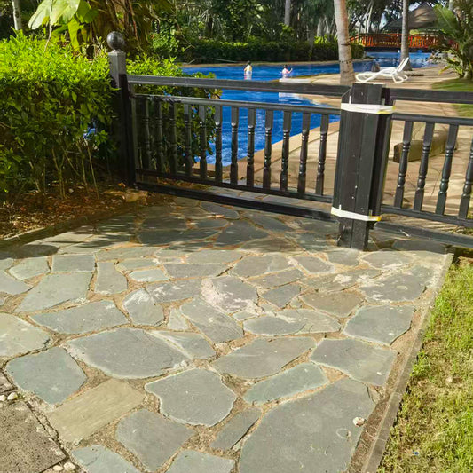 Rustic Crazy Paving Natural Stone for Backyard Swimming Pool Landscape