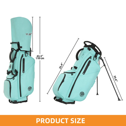 Lightweight Golf Stand Bag Featuring Full-length Dividers | a Stable Base | Flexible Legs | and Ergonomic Dual Shoulder Straps