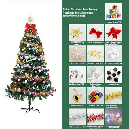 Christmas trees are suitable for indoor decoration. They feature a gorgeous style, are easy to assemble, can create a festive atmosphere, and are durable.