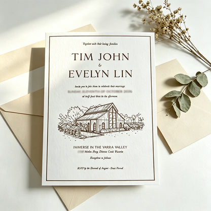 Custom Wedding Invitation | Cards | Thank You Cards Custom Business Card for Small Businesses Wedding Invitations | Postcards Personalized