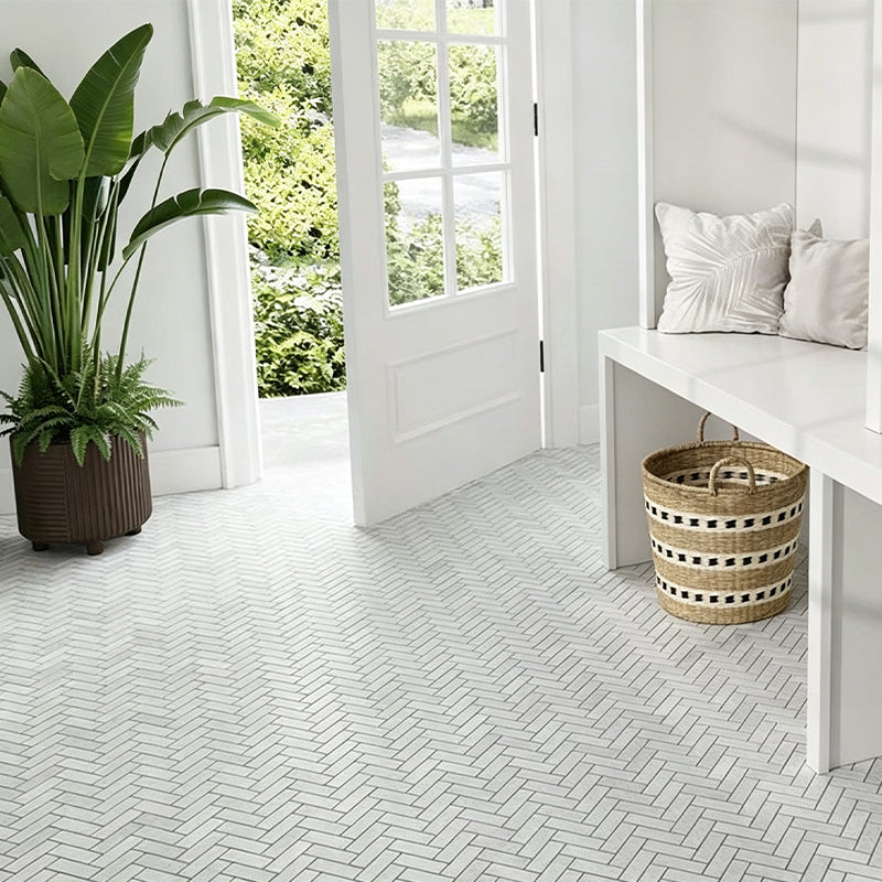 Herringbone natural mosaic stone background wall decoration stone
