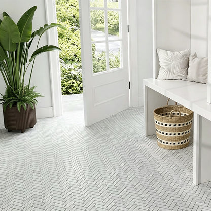 Herringbone natural mosaic stone background wall decoration stone