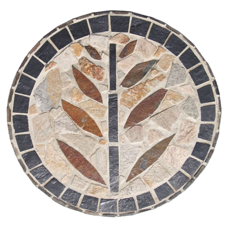 Handcrafted Natural Stone Stepping Stone for Outdoor Landscaping