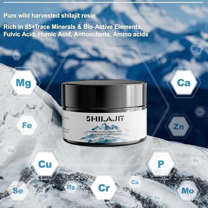 Natural organic shilajit extract mineral essence pure no added health care products