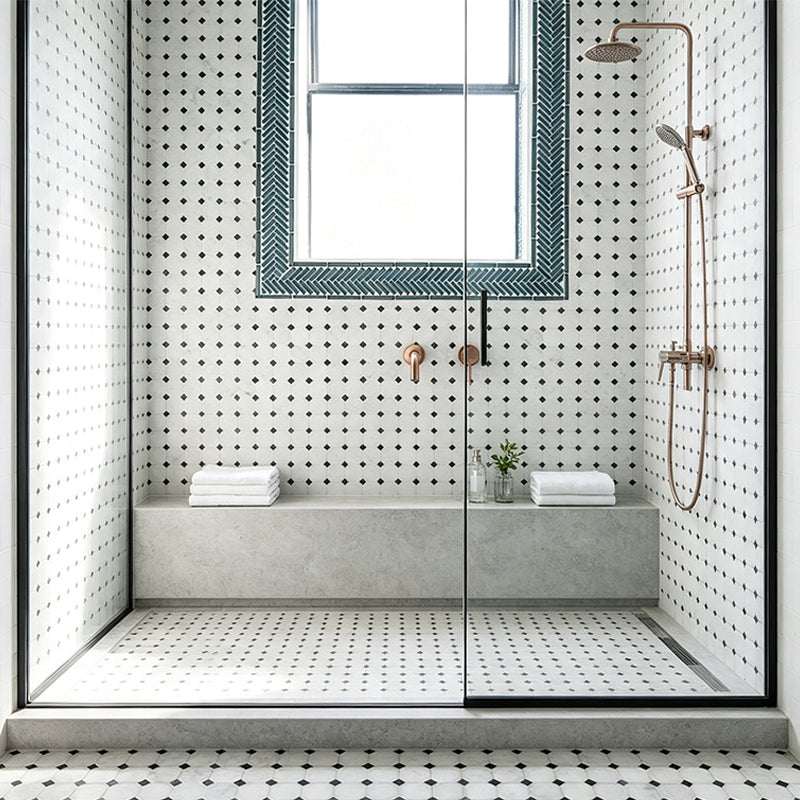 Natural stone mosaic decorative wall cladding