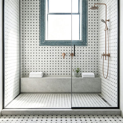 Natural stone mosaic decorative wall cladding