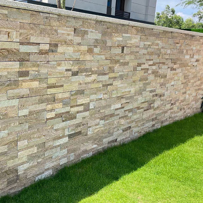 Yellow sandstone natural creative decorative cultural stone | Suitable for indoor and outdoor garden floors and walls.