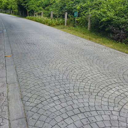 Ice-crack patterned irregular mesh cultural stone courtyard villa park paving tiles