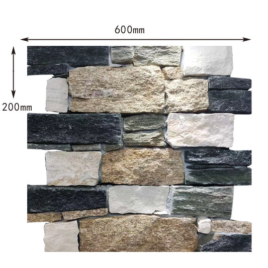 Cement cultured stone, suitable for villa courtyard exterior walls as well as indoor and outdoor decoration.