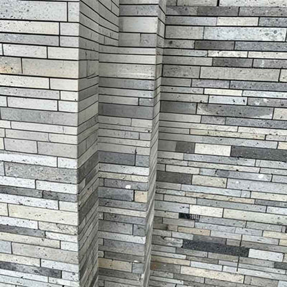 Natural stone mosaic decorative wall cladding