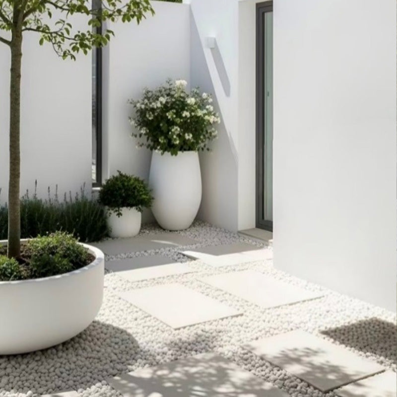 Hand-Cut Natural Stone Mosaic Stepping Stone for Yard & Patio