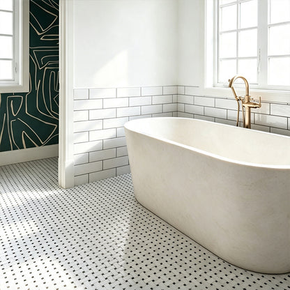 Natural stone mosaic decorative wall cladding
